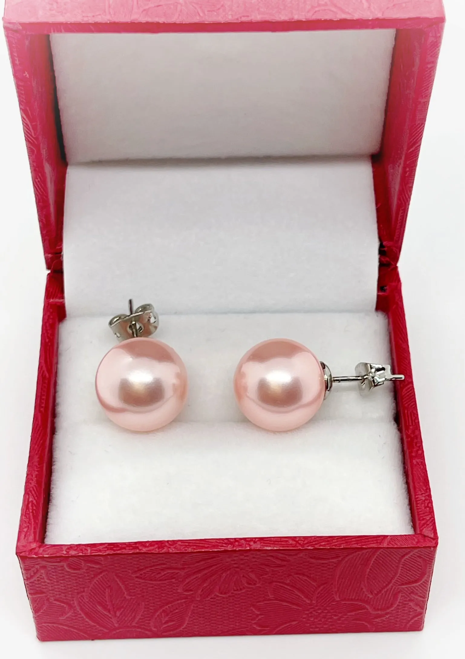 12mm Mother of Pearl Earrings