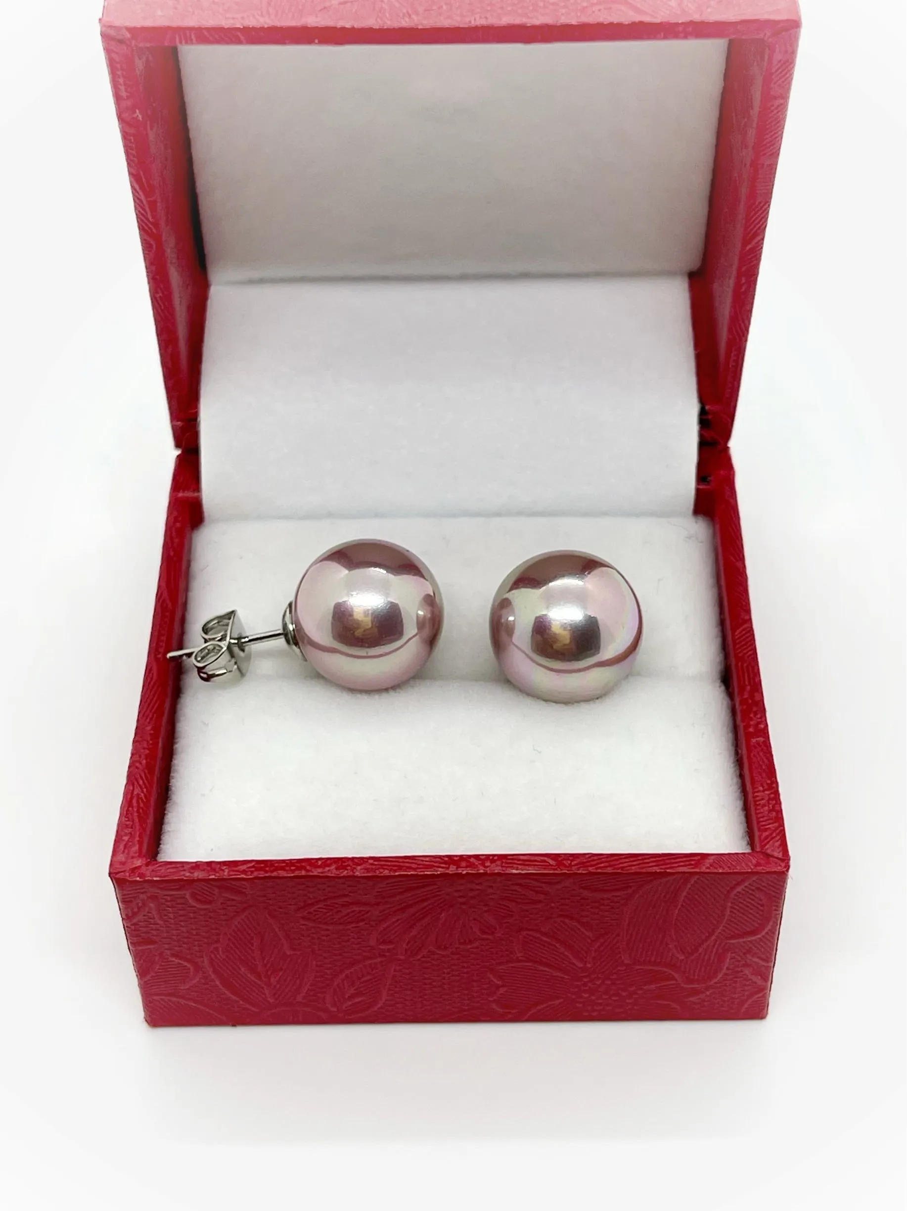 12mm Mother of Pearl Earrings