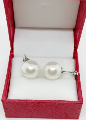12mm Mother of Pearl Earrings
