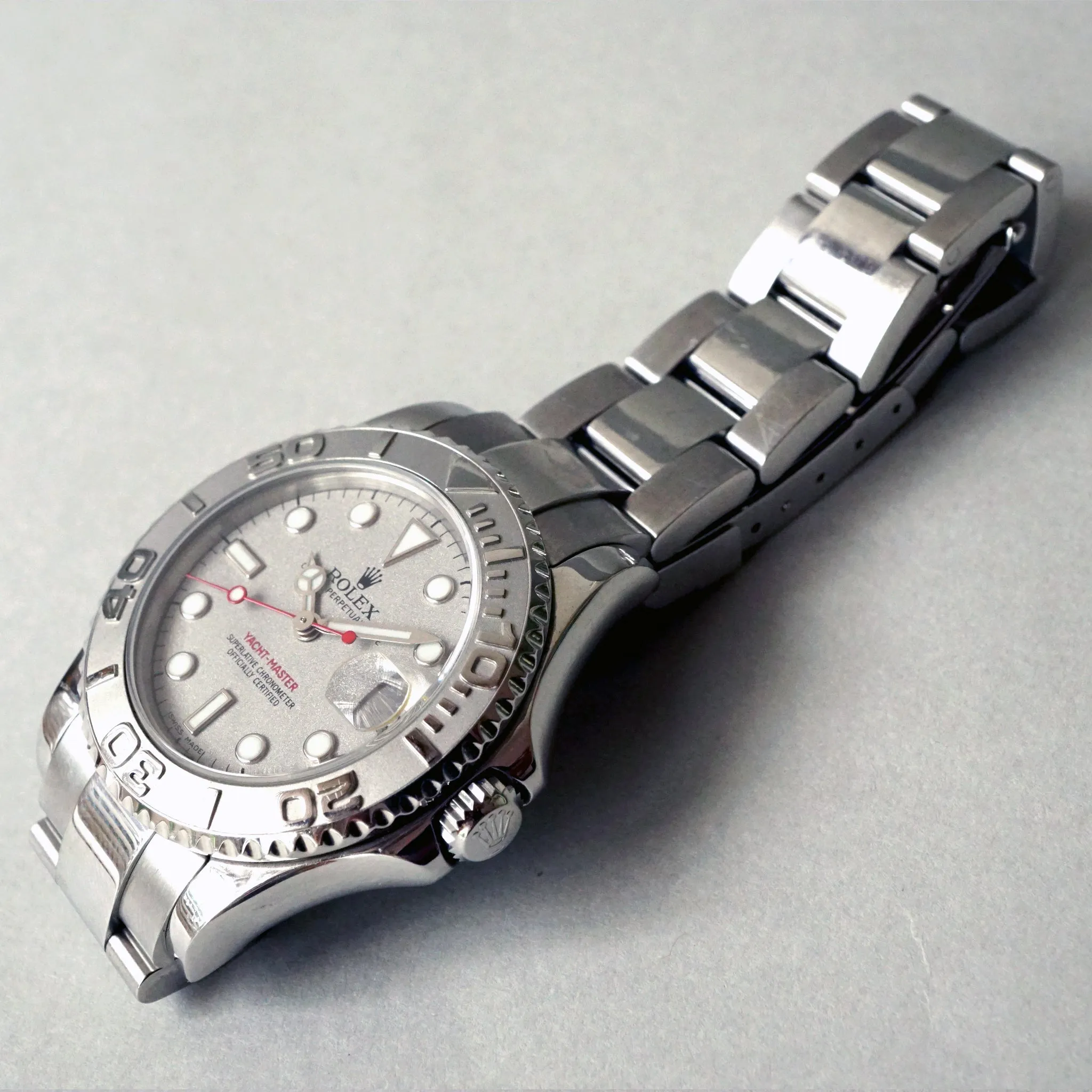 2002 ROLEX YACHT-MASTER MID-SIZED REF.168622 UNPOLISHED CONDITION