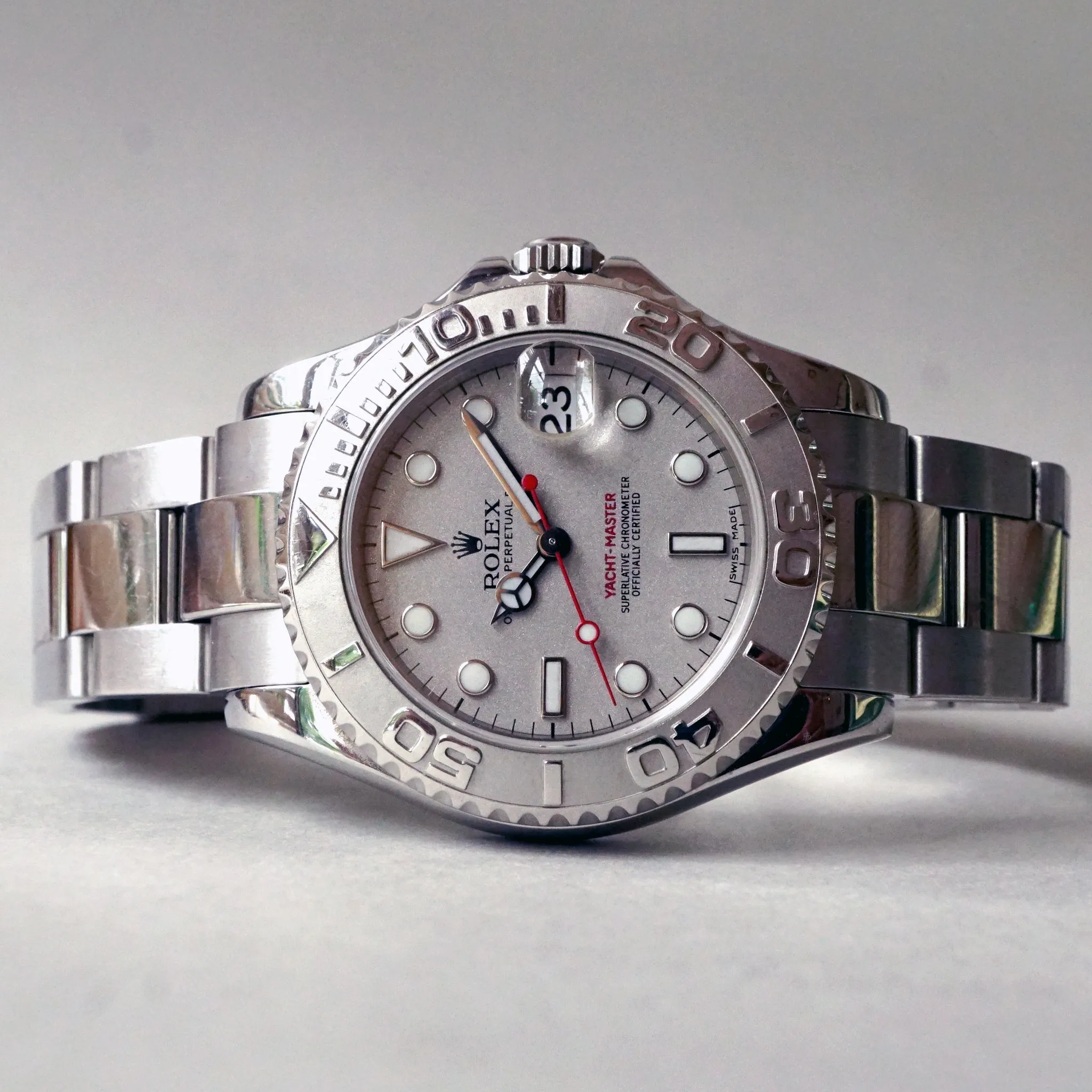 2002 ROLEX YACHT-MASTER MID-SIZED REF.168622 UNPOLISHED CONDITION