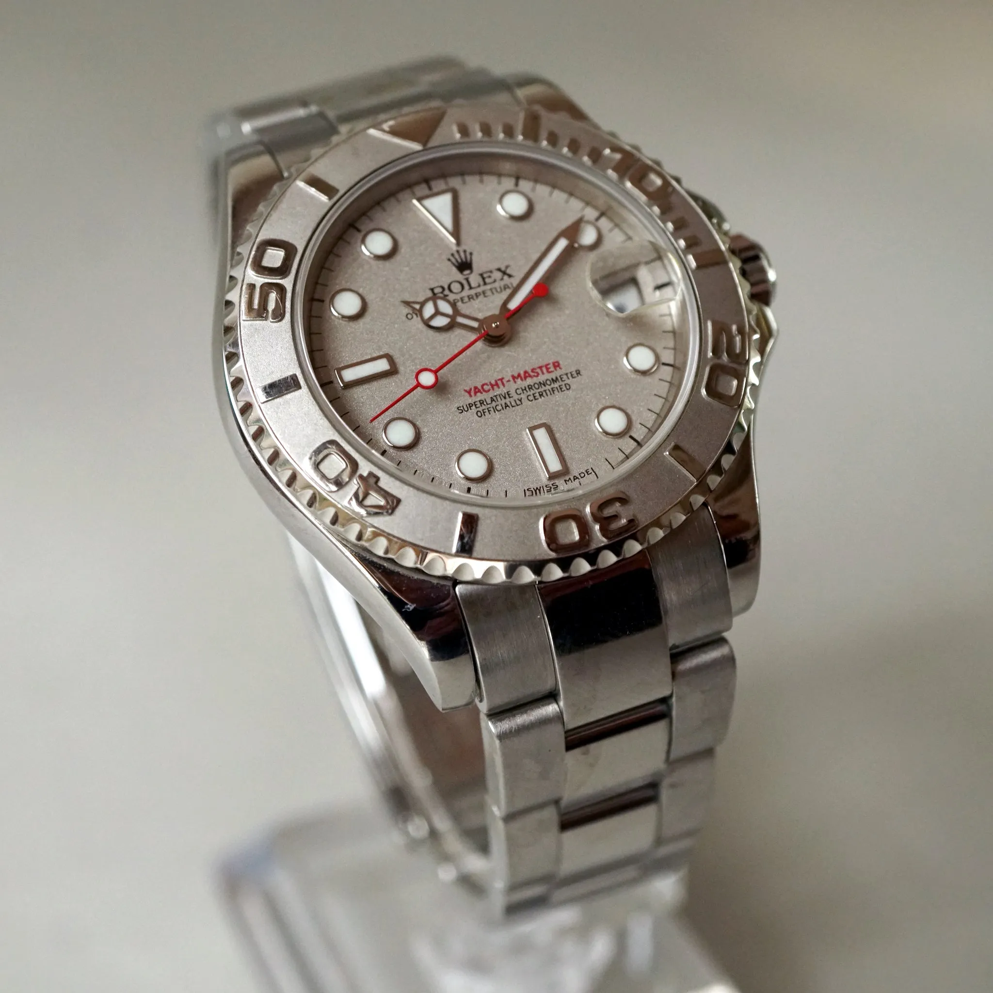 2002 ROLEX YACHT-MASTER MID-SIZED REF.168622 UNPOLISHED CONDITION
