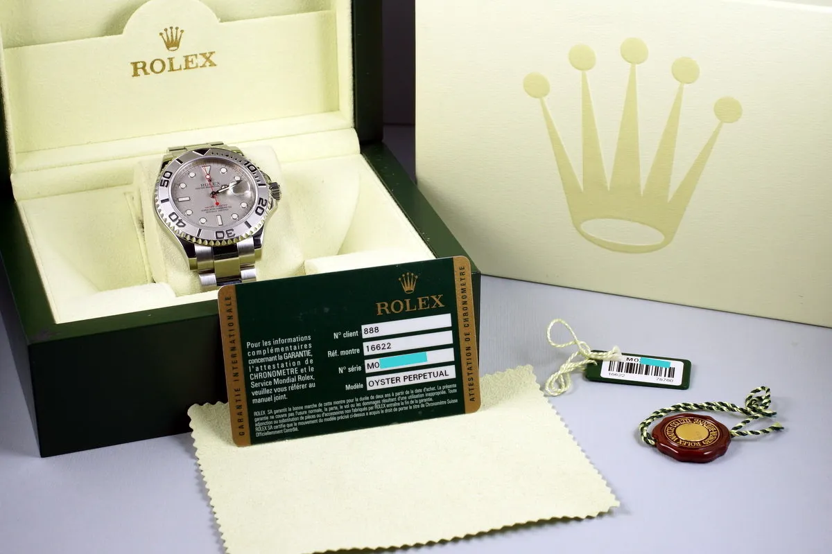2007 Rolex Yacht-Master 16622 with Box and Papers