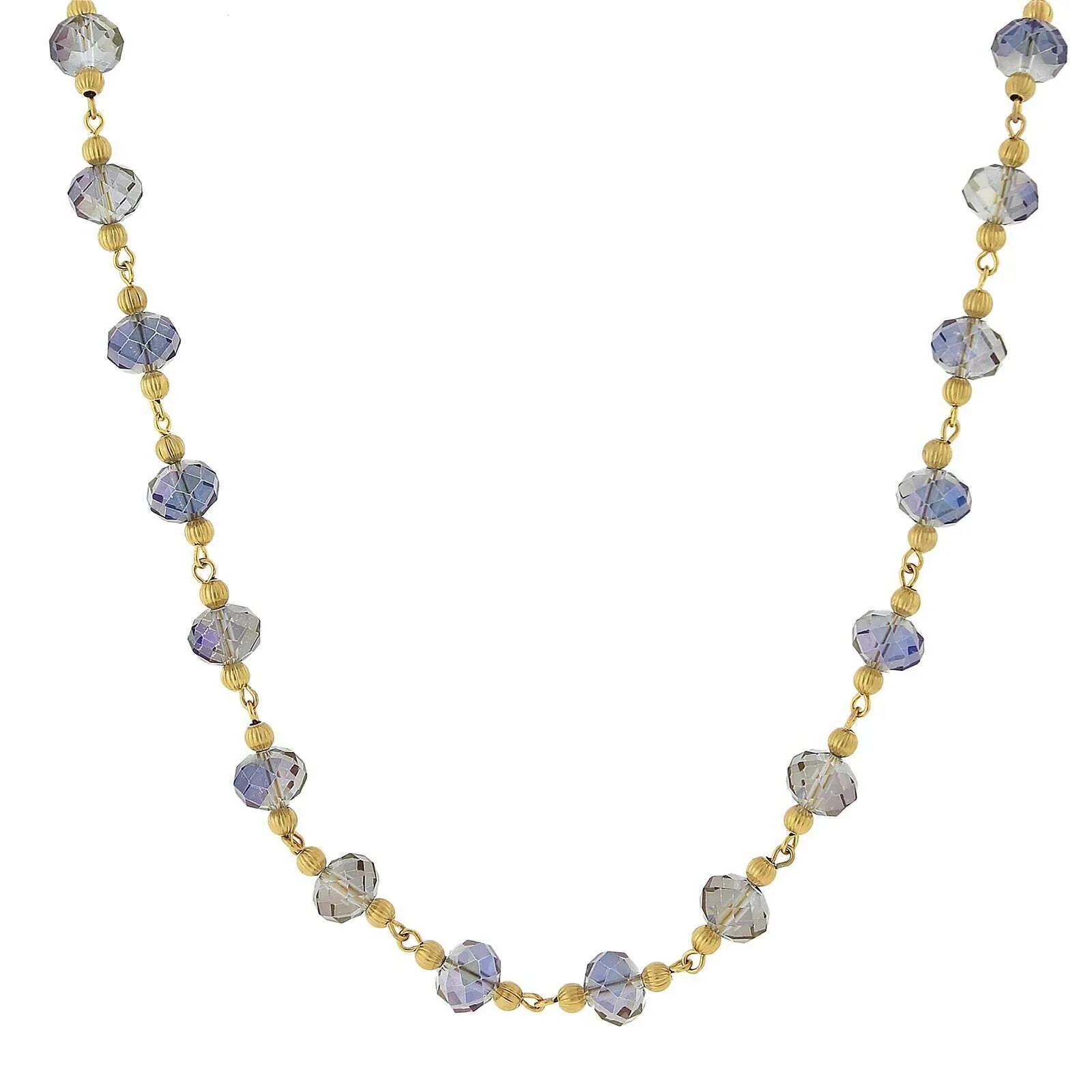 2028 Jewelry Beaded Necklace 16"   3" Extender