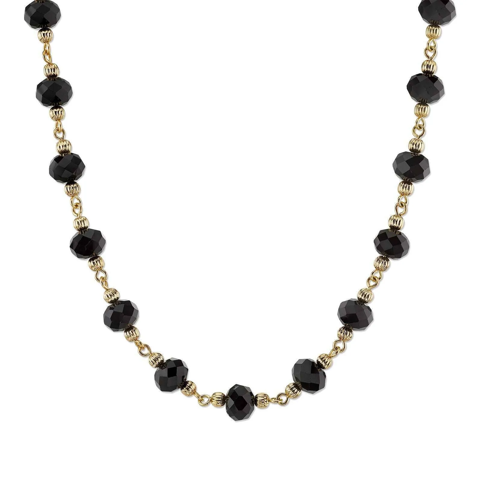 2028 Jewelry Beaded Necklace 16"   3" Extender