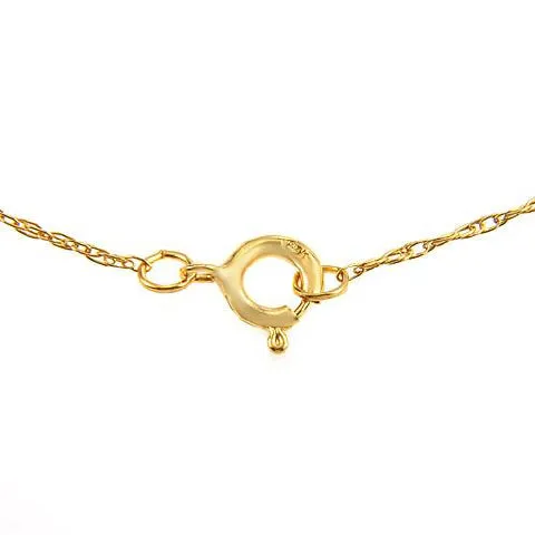 2.7 Carat 14K Solid Yellow Gold Necklace Blue Topaz, Peridot Pearl