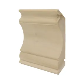 3/4” X 5 1/8” Poplar Crown Mould