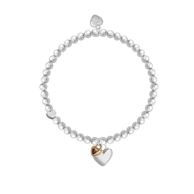 50th Birthday Heart Design Bracelet