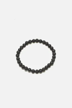6mm Lava Stone Stretch Beaded Bracelet