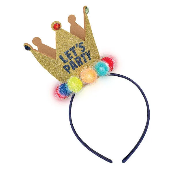 A Reason To Celebrate Light Up Fabric Crown