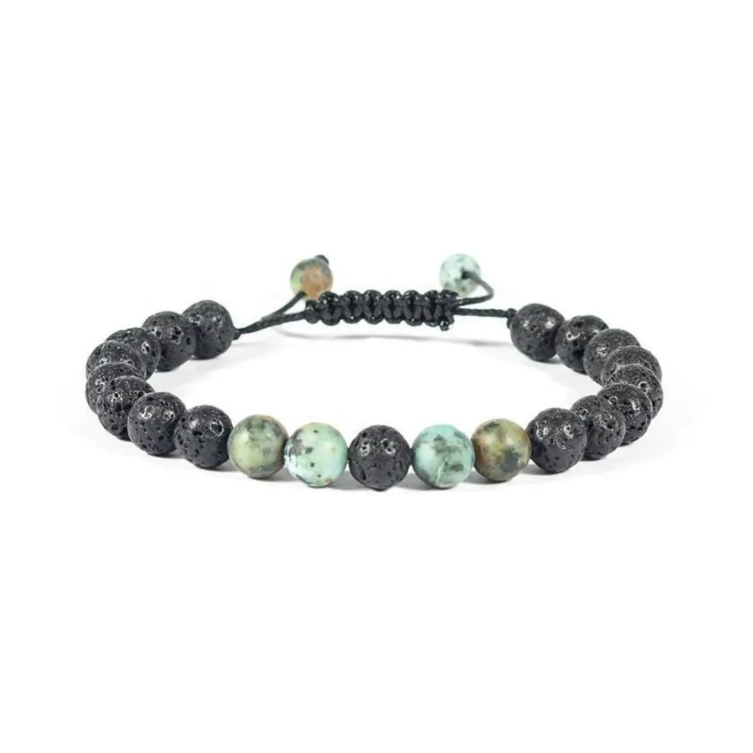 African Turquoise Diffuser Bracelet