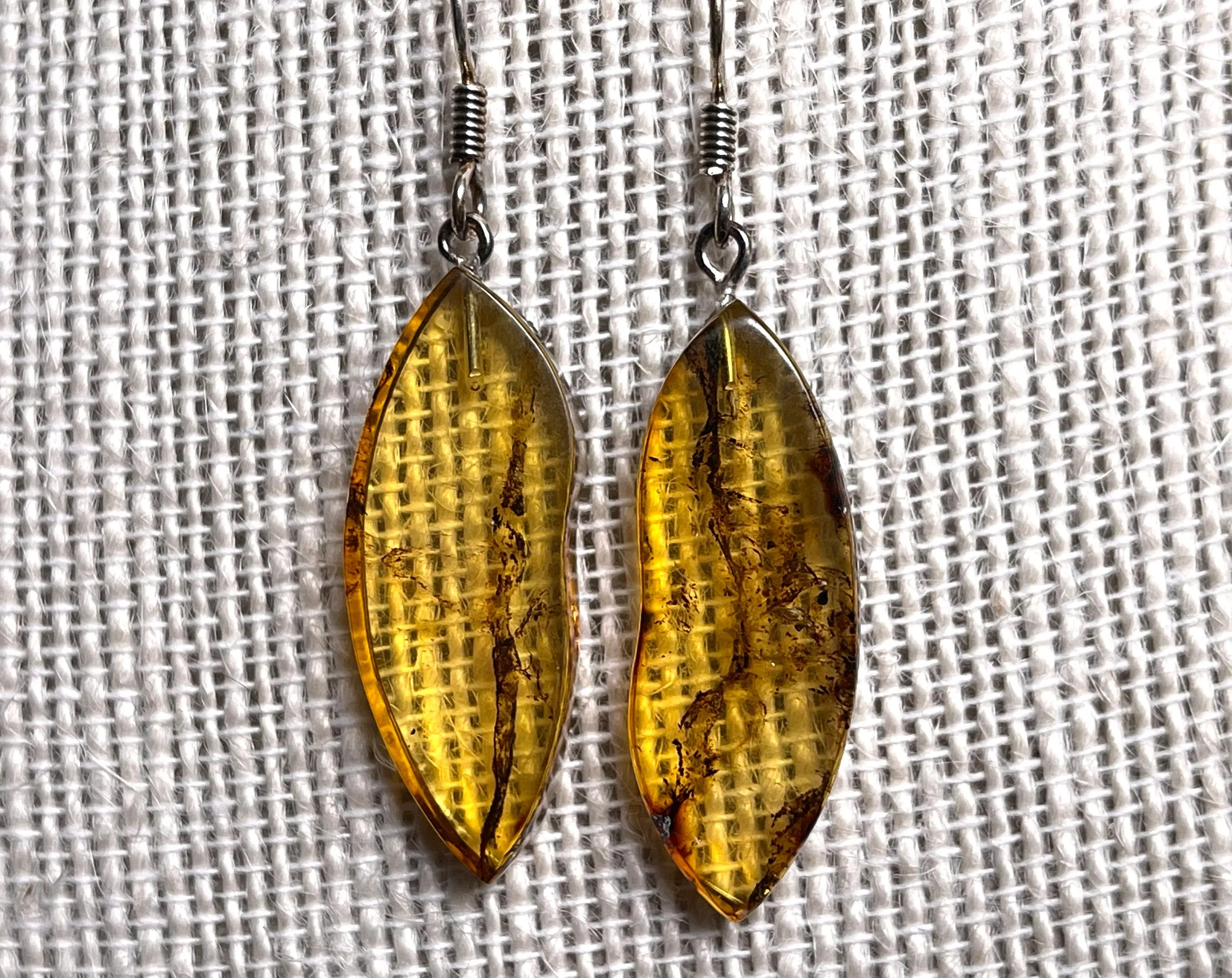 AMBER Crystal Earrings - Statement Earrings, Dangle Earrings, Handmade Jewelry, Healing Crystals and Stones, 50344