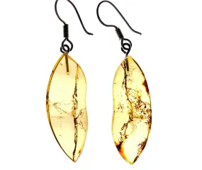 AMBER Crystal Earrings - Statement Earrings, Dangle Earrings, Handmade Jewelry, Healing Crystals and Stones, 50344
