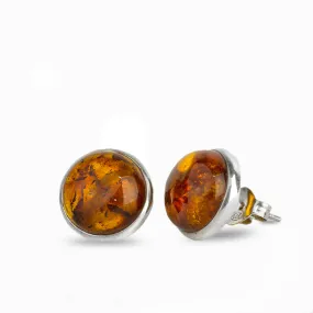 Amber Studs Earrings