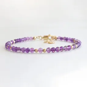 Amethyst Dainty Bracelet