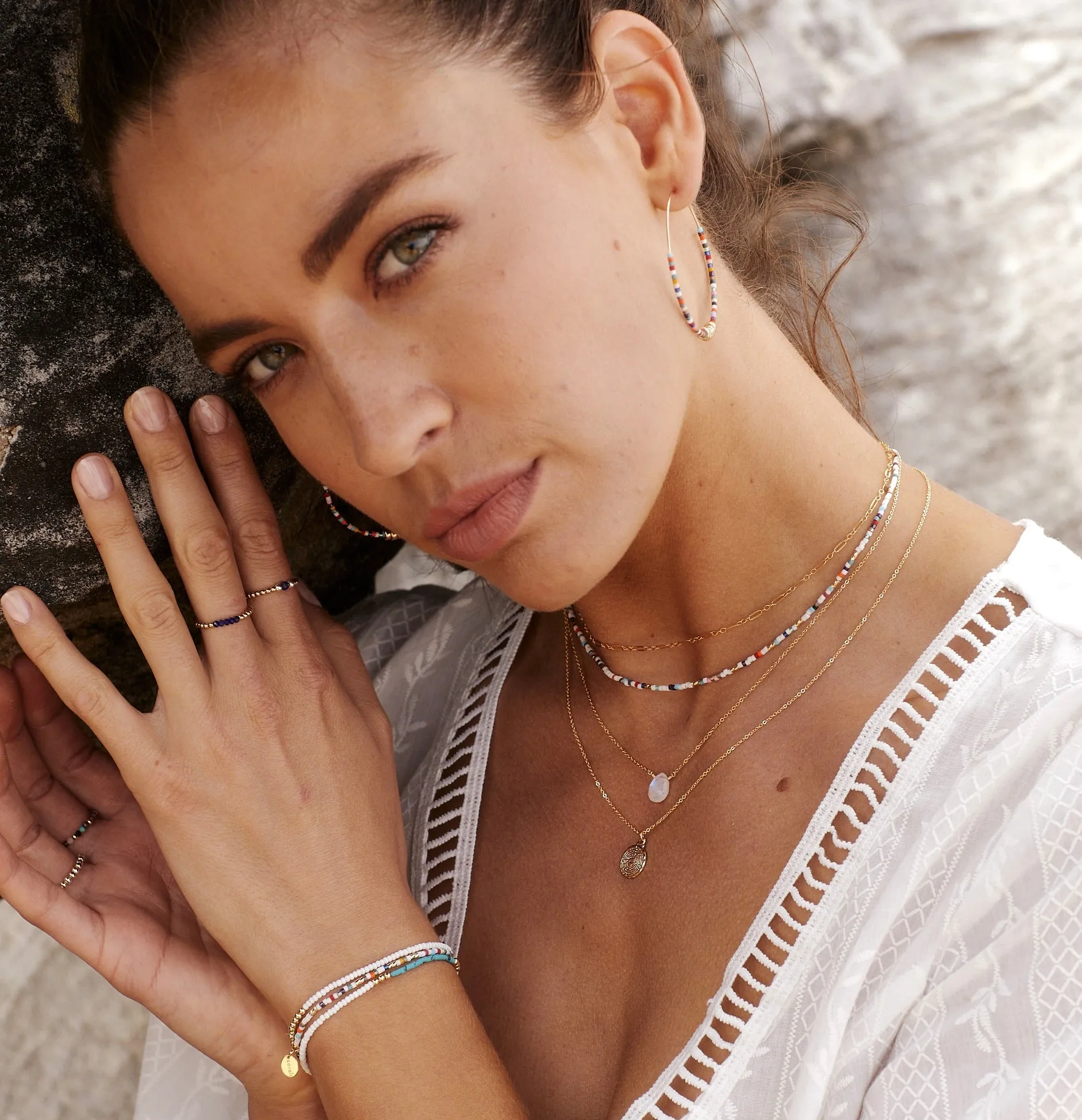 Ava Necklace ~ Moonstone