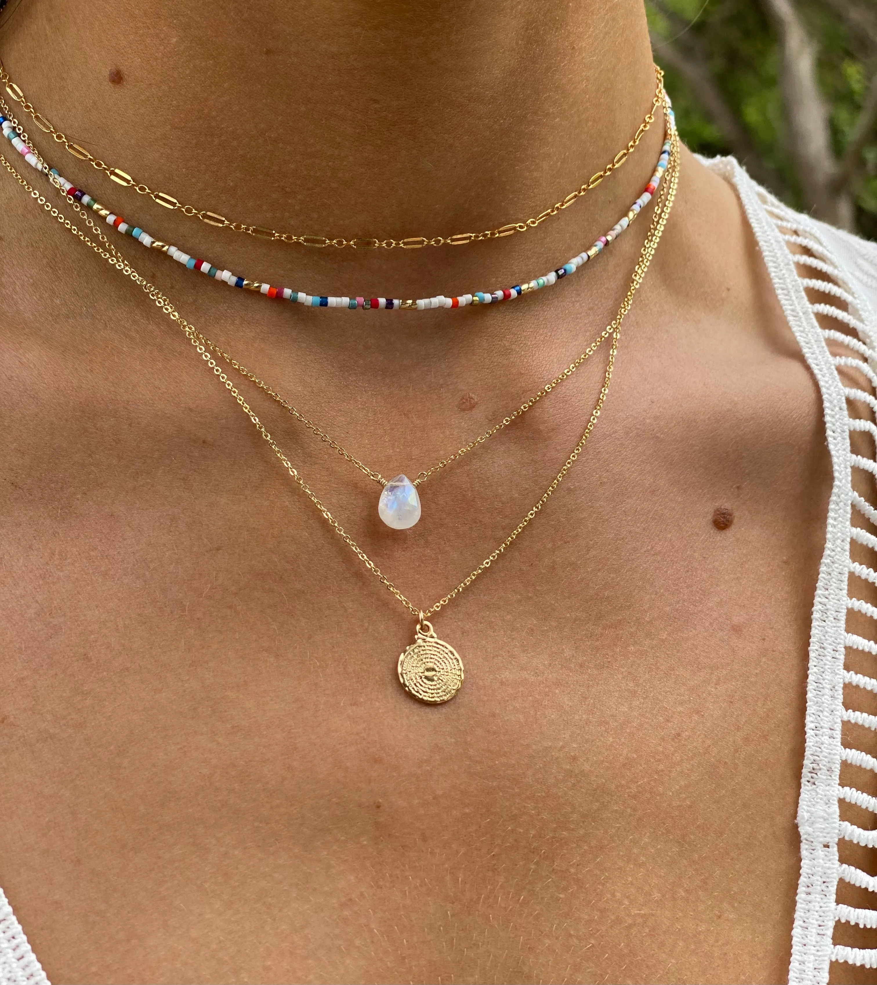Ava Necklace ~ Moonstone