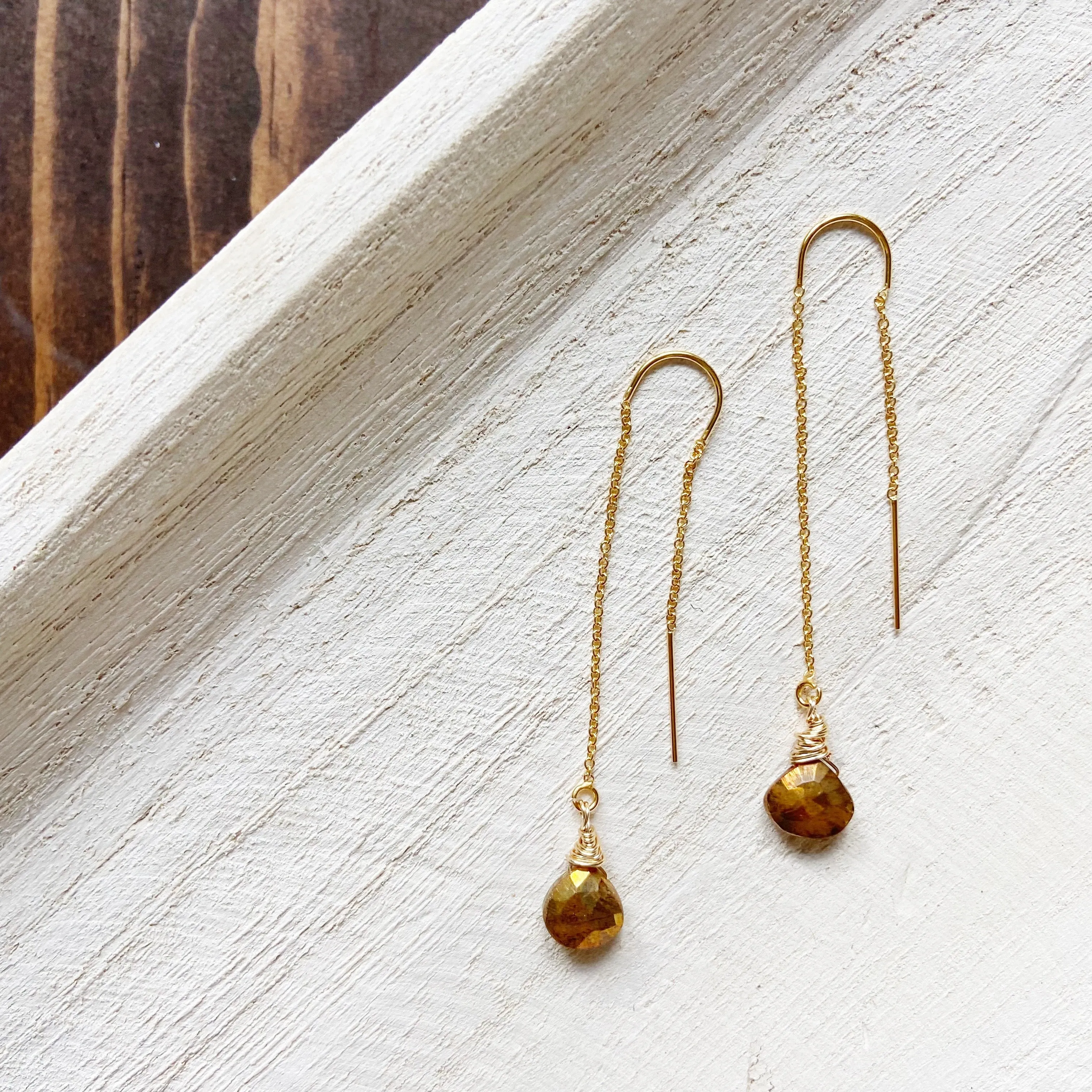 Awe and Wonder- Golden Labradorite Threader