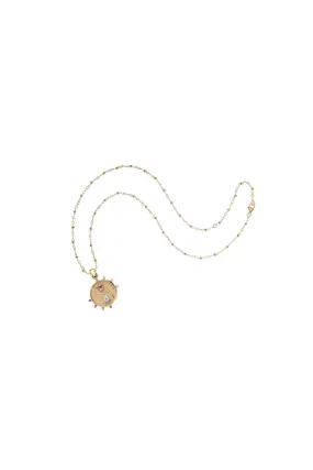 BALANCE Petite Embellished Coin Necklace