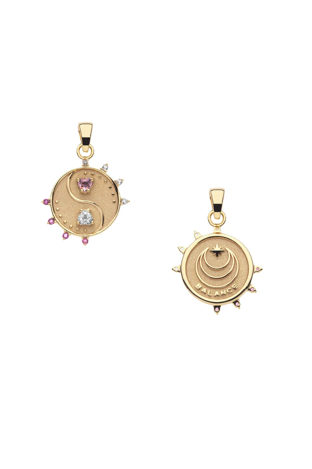 BALANCE Petite Embellished Coin Necklace
