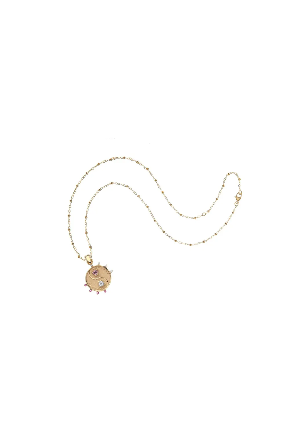 BALANCE Petite Embellished Coin Necklace