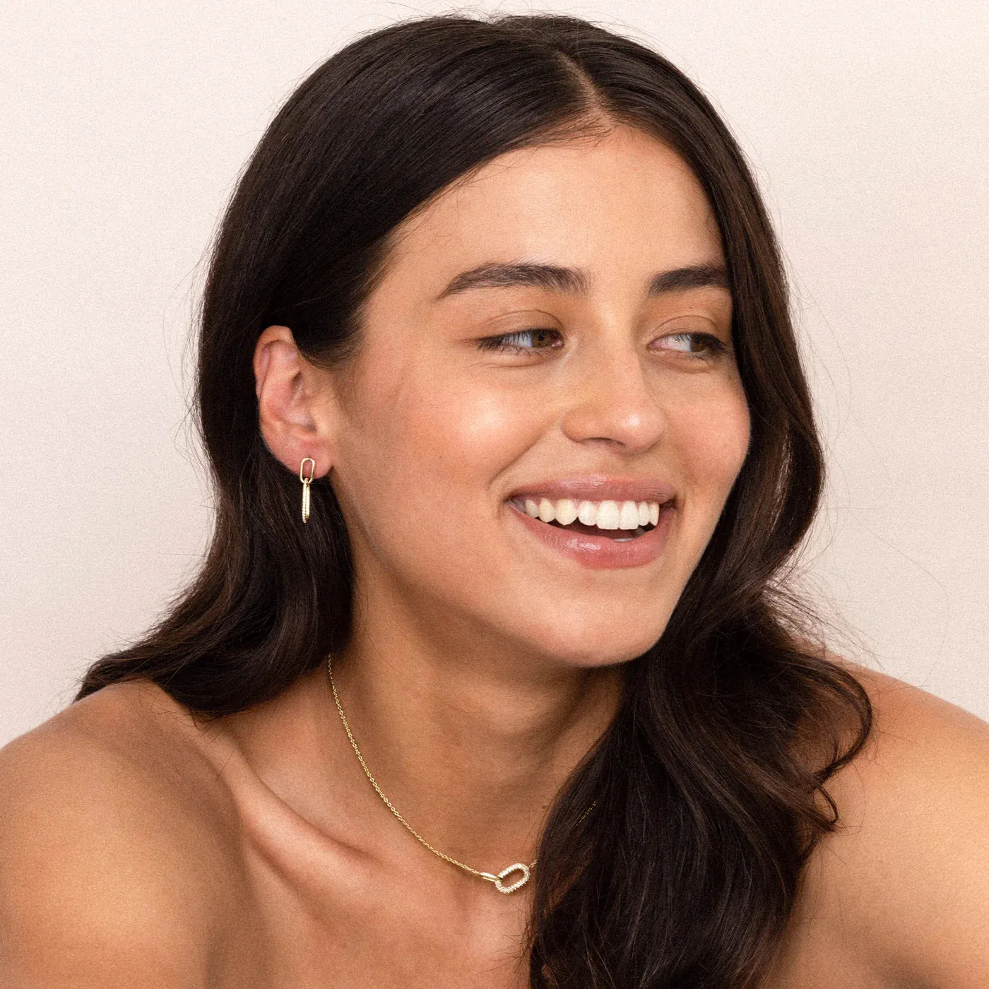 Bianc Sparkle Oblong Necklace