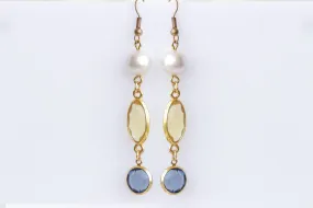 BLUE AND YELLOW Earrings