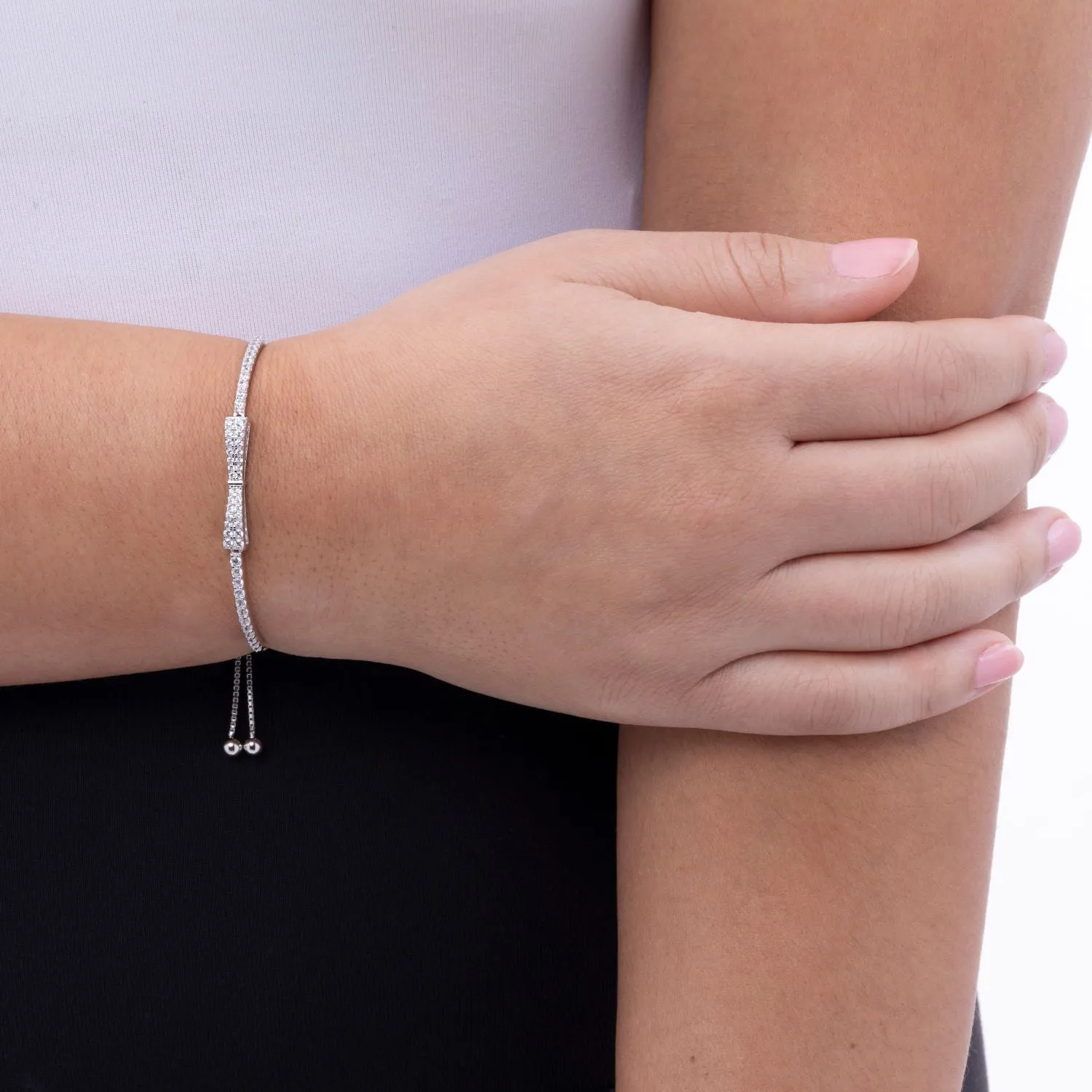 Bowtifully Chic Adjustable Bolo Bracelet