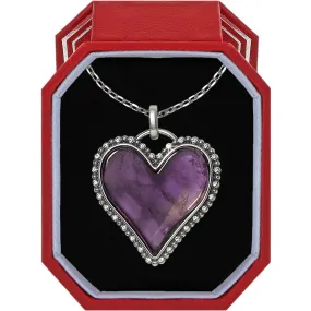 Brighton Twinkle Amor Amethyst Necklace Gift Box JD2183