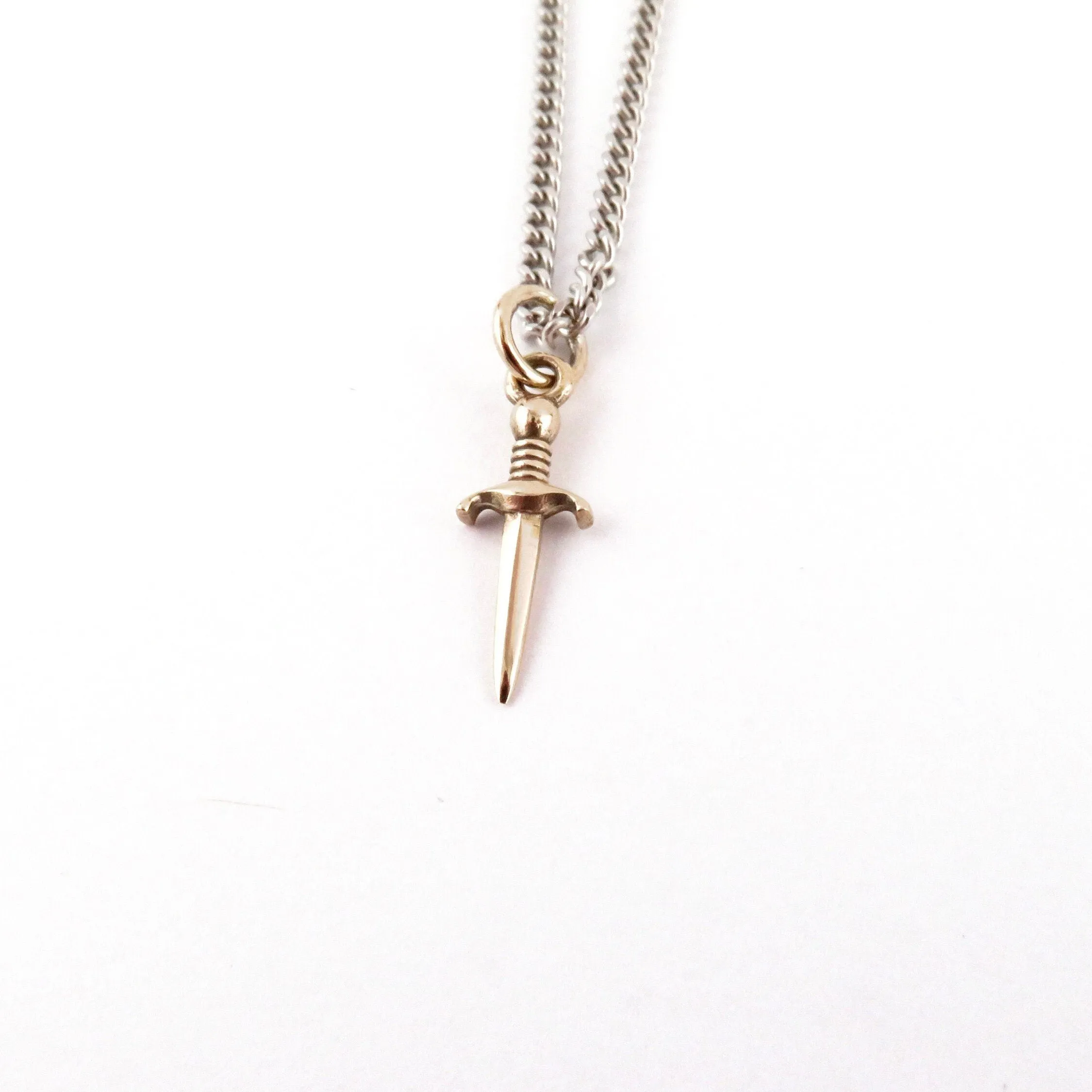 Bronze Dagger Necklace - Small