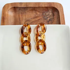 Brooklyn Earrings | Amber