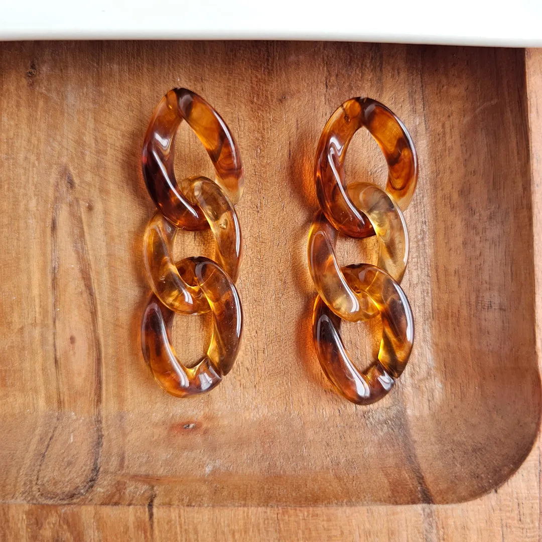 Brooklyn Earrings | Amber
