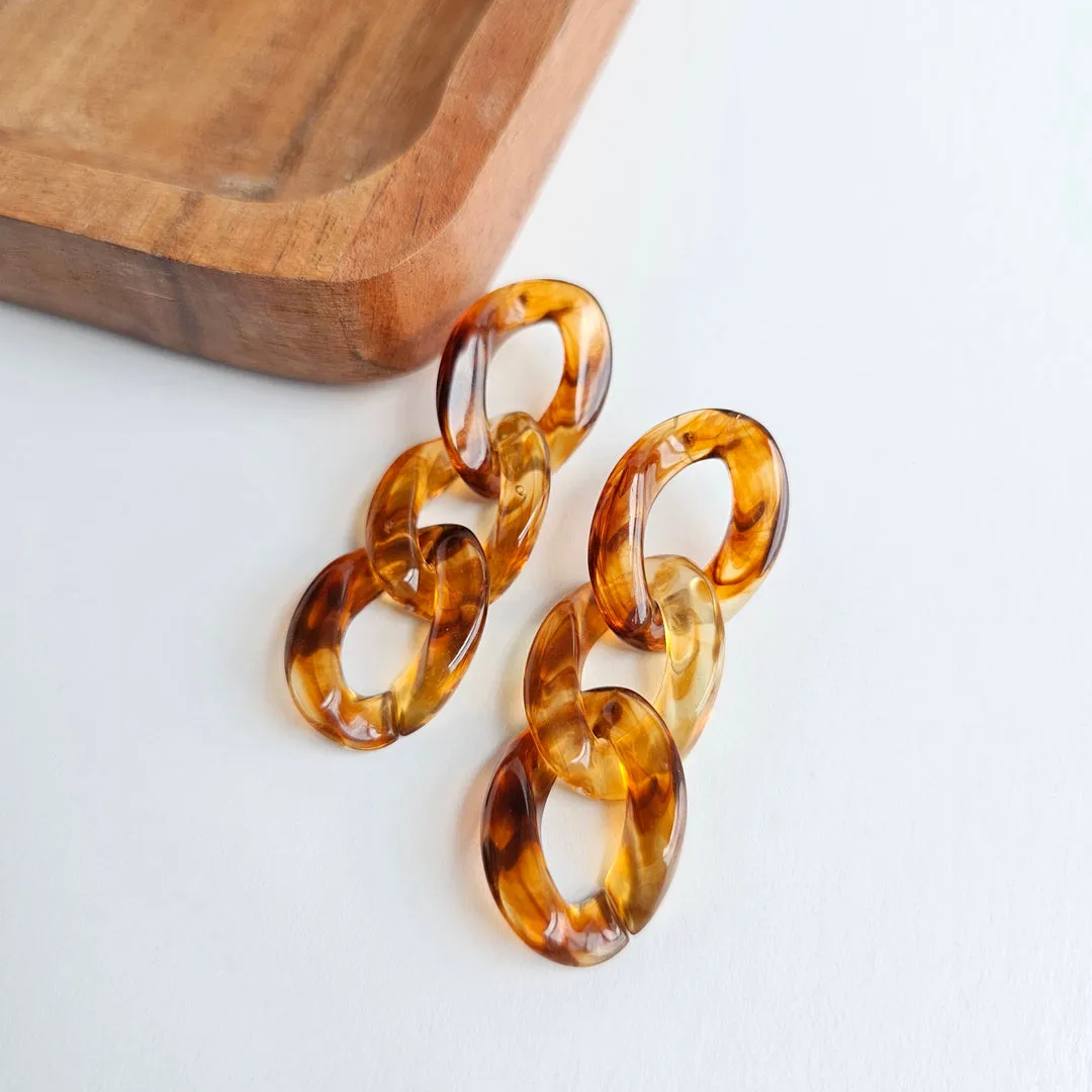 Brooklyn Earrings | Amber