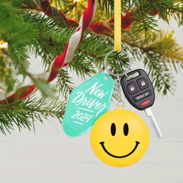 Buckle Up! 2024 Photo Frame Ornament
