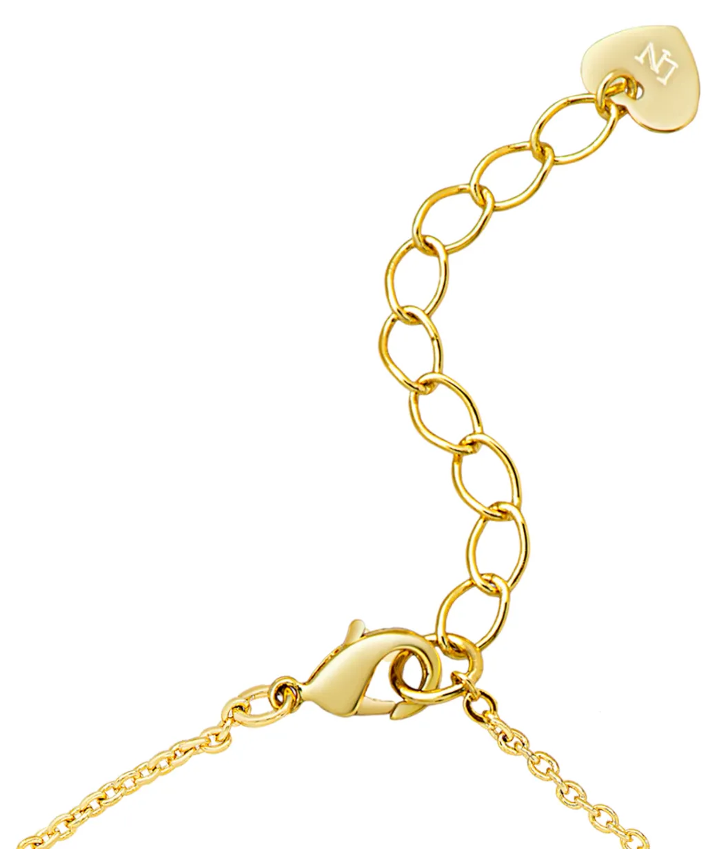 BUTTERFLY & FRESHWATER PEARL CHARM BRACELET