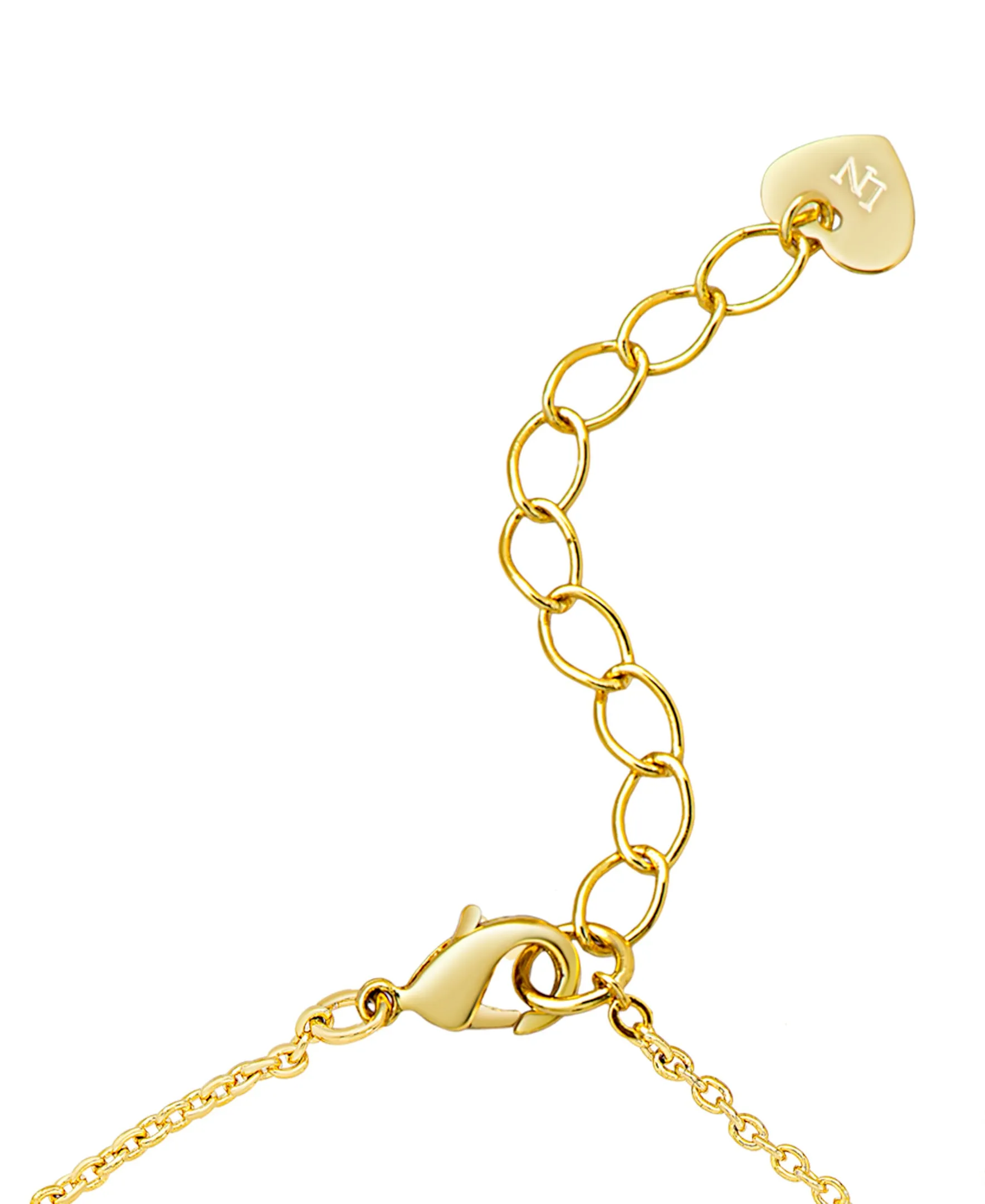 Butterfly and Freshwater Pearl Charm Bracelet (Blue)