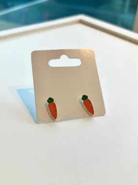 Carrot A Day Stud Earrings