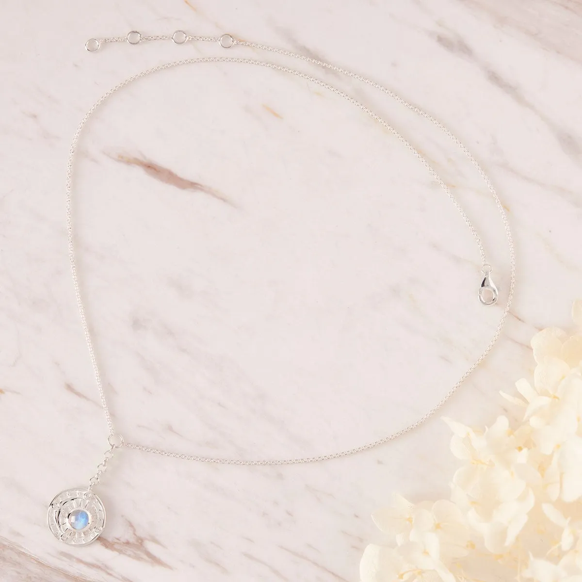Celestial Amulet Moonstone Necklace