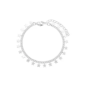 Chain Bracelet Silver - Stars