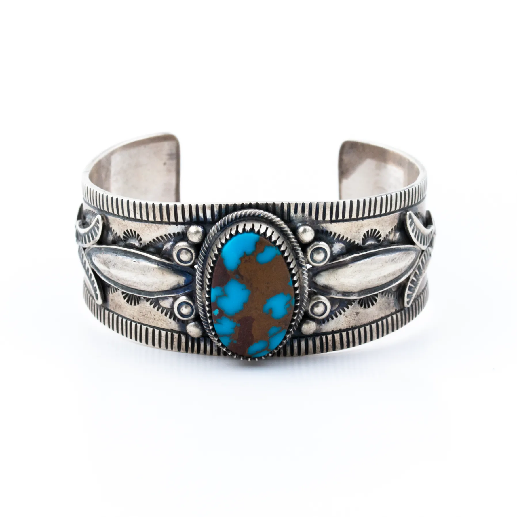 Chocolatey Egyptian Turquoise Cuff