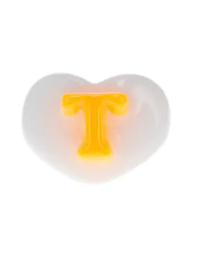 CHOOSE YOUR INITIAL: WHITE LUCKY RING