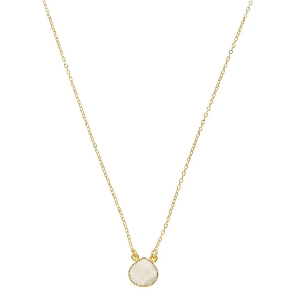 Cosmos Necklace Grey Moonstone