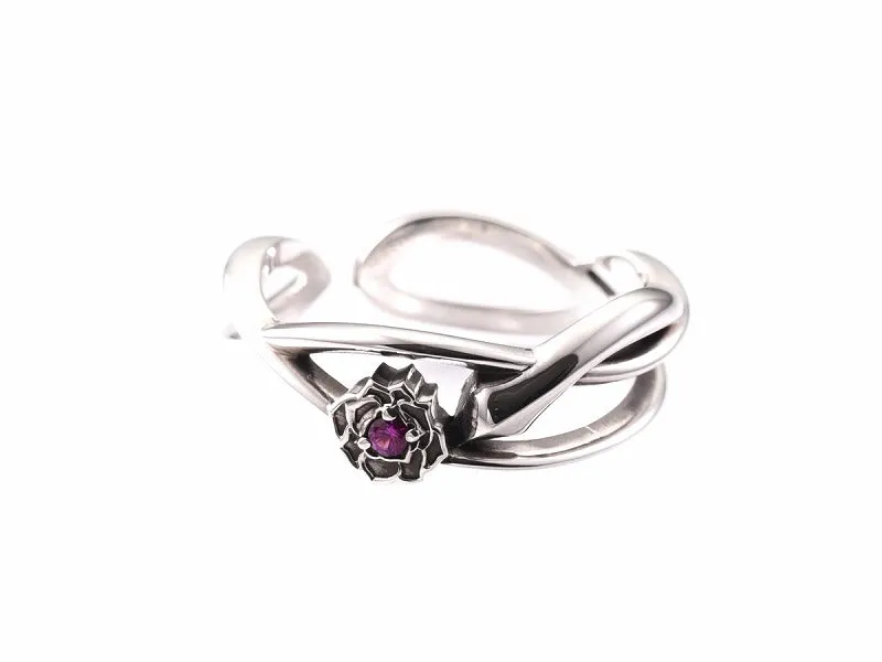 Crossing Snake Ring
