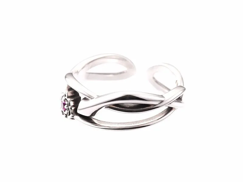 Crossing Snake Ring
