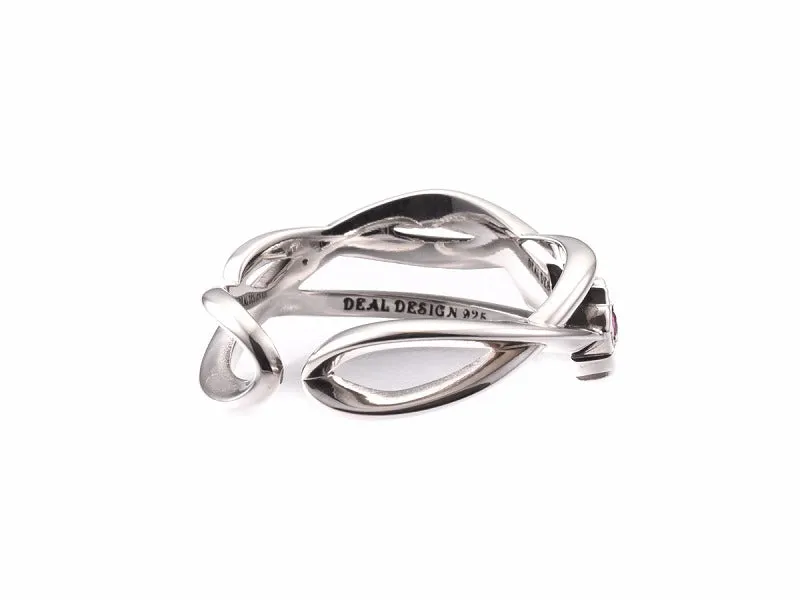 Crossing Snake Ring