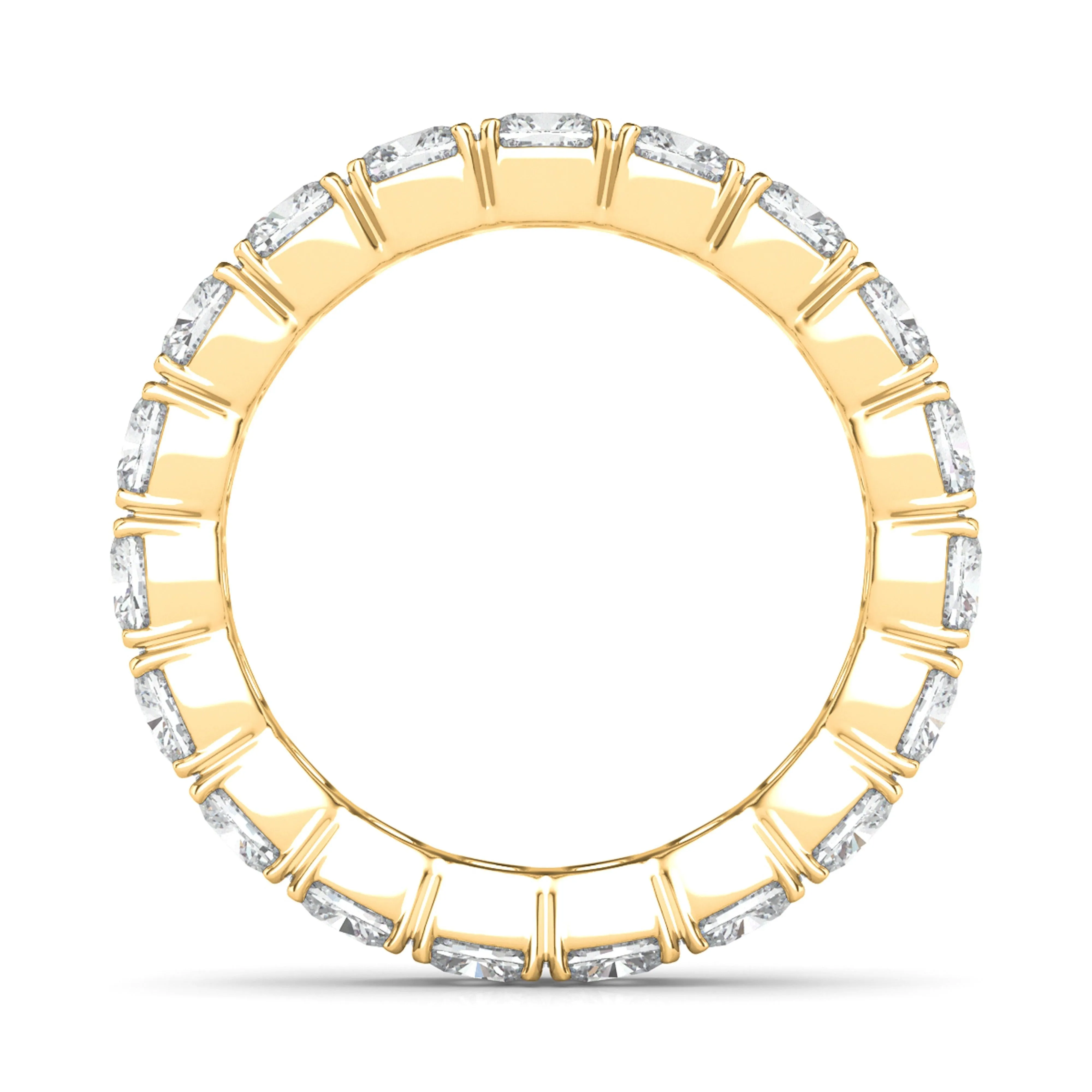 Cushion Cut Eternity Band