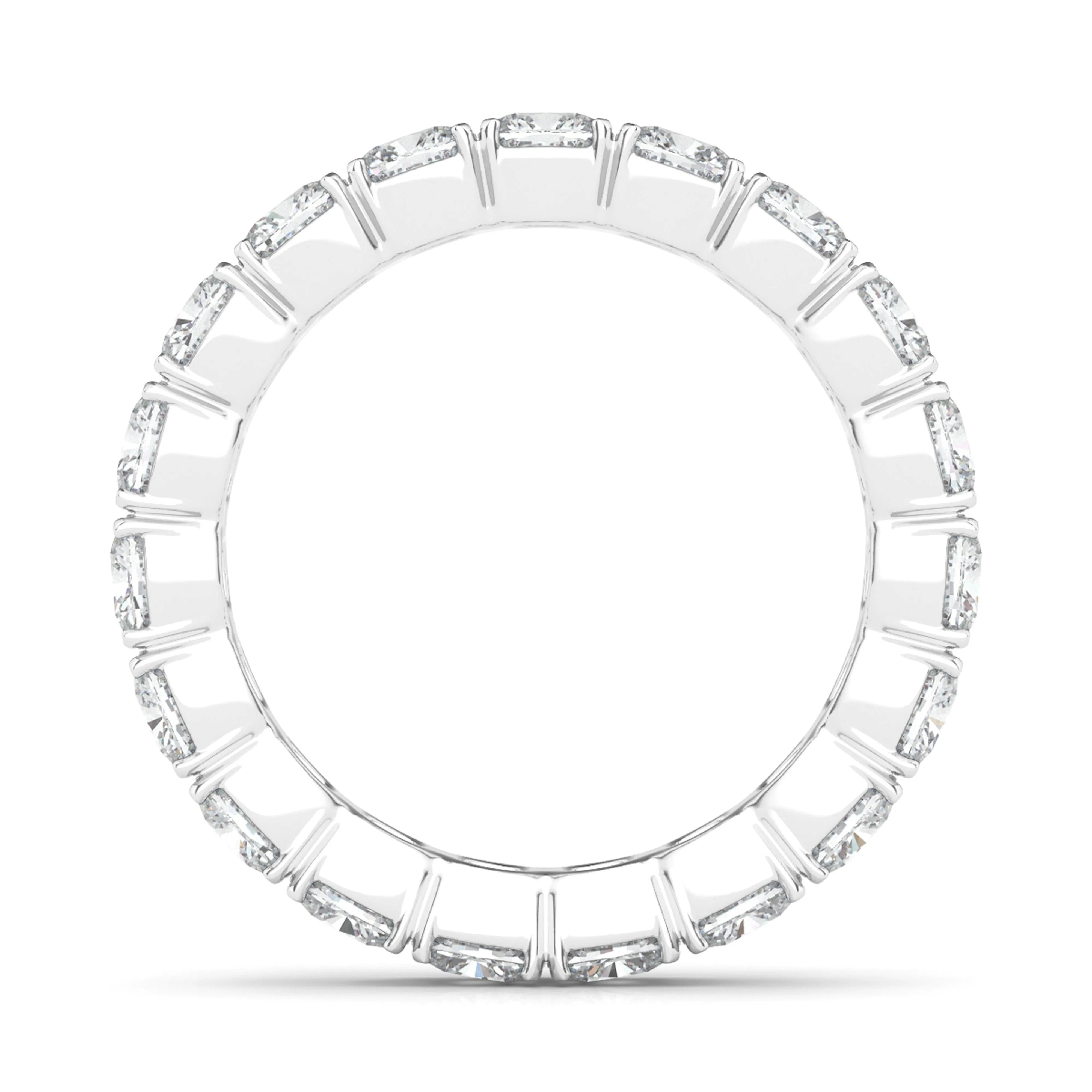 Cushion Cut Eternity Band