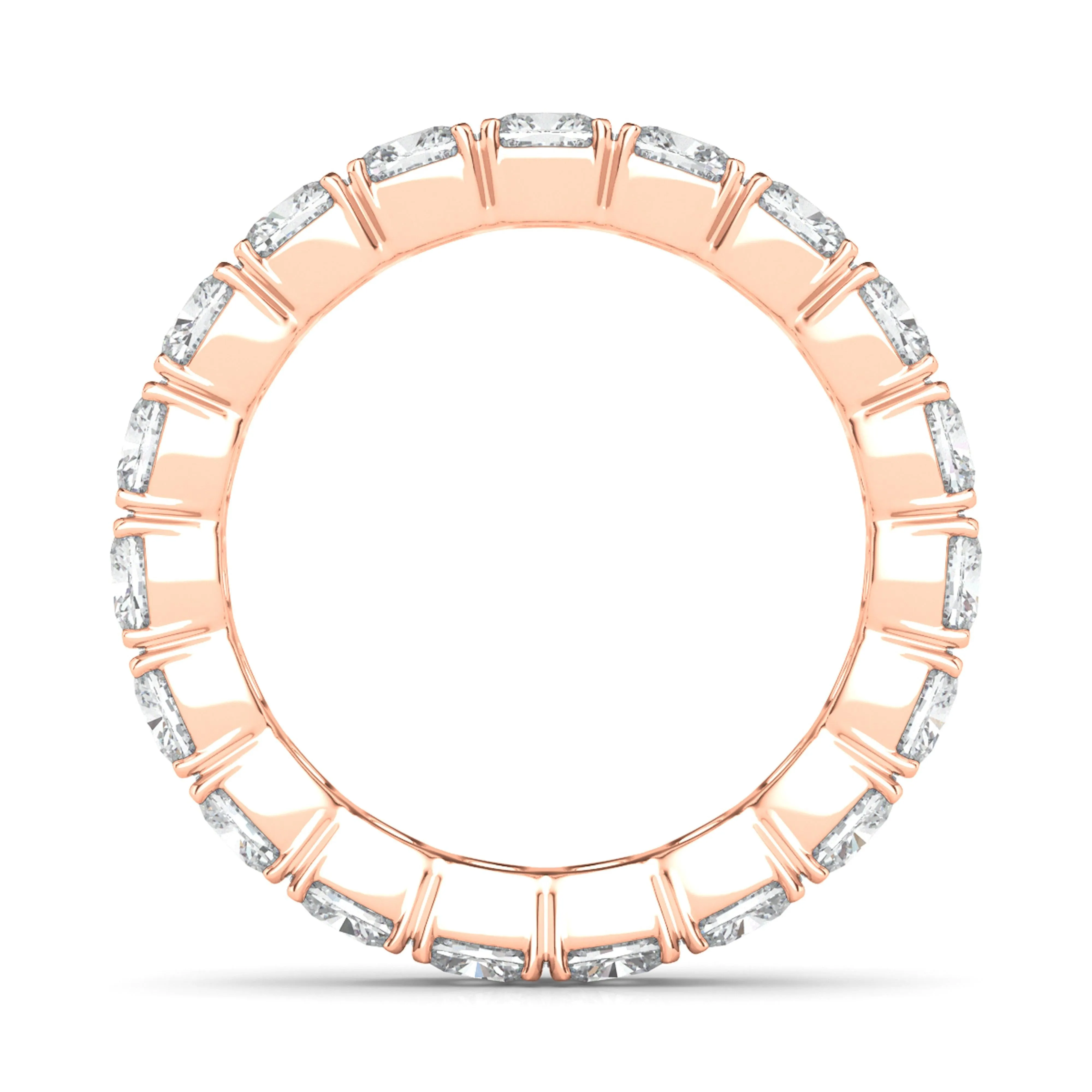 Cushion Cut Eternity Band