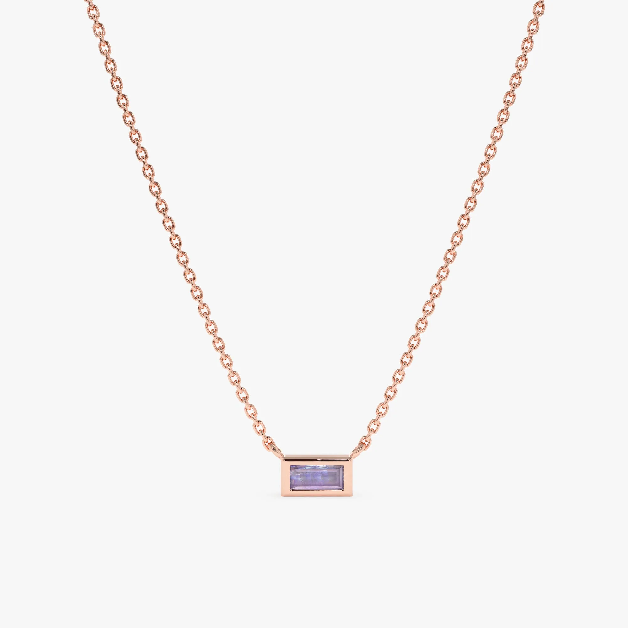 Dainty Moonstone Necklace, Teresa