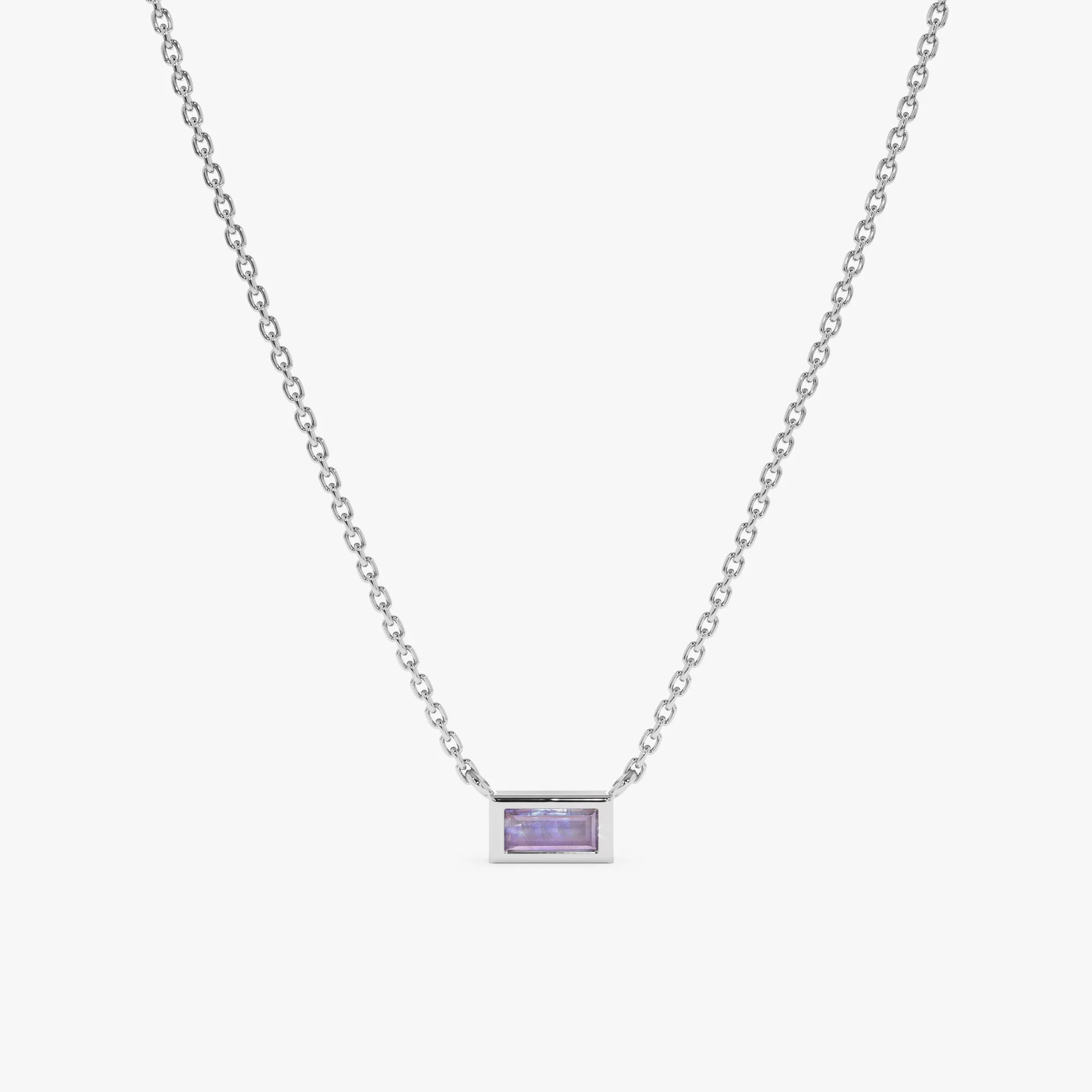 Dainty Moonstone Necklace, Teresa